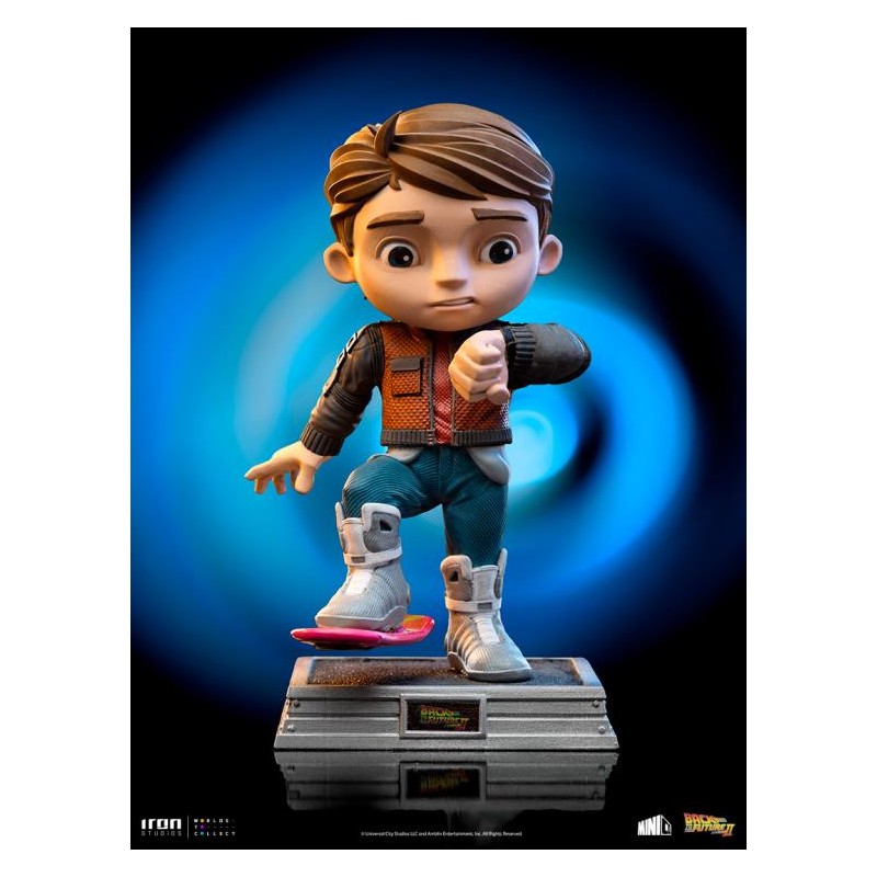 RITORNO AL FUTURO II MARTY MCFLY MINICO FIGURE STATUA IRON STUDIOS