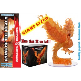 DUNGEONS AND DRAGONS ELDER ELEMENTAL PHOENIX GIANT SIZED MINIATURE WIZKIDS