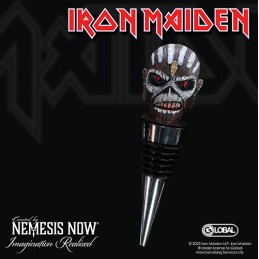 IRON MAIDEN EDDIE BOOK OF SOULS BOTTLE STOPPER TAPPO PER BOTTIGLIE NEMESIS NOW