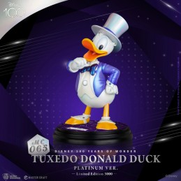 TUXEDO DONALD DUCK MASTER CRAFT PLATINUM VER. STATUA 40CM RESIN FIGURE BEAST KINGDOM