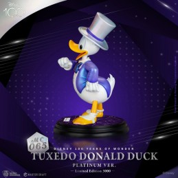 TUXEDO DONALD DUCK MASTER CRAFT PLATINUM VER. STATUA 40CM RESIN FIGURE BEAST KINGDOM