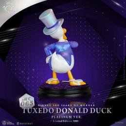 TUXEDO DONALD DUCK MASTER CRAFT PLATINUM VER. STATUA 40CM RESIN FIGURE BEAST KINGDOM