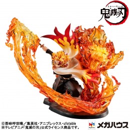 DEMON SLAYER KYOJURO RENGOKU FLAME BREATH GEM STATUA FIGURE MEGAHOUSE