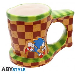 SONIC THE HEDGEHOG CLASSIC 3D MUG TAZZA IN CERAMICA ABYSTYLE