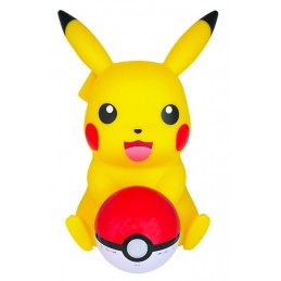 TEKNOFUN POKEMON PIKACHU SITTING POKEBALL LIGHT UP BLUETOOTH SPEAKER