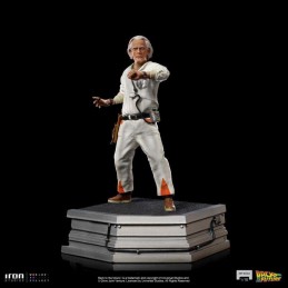 RITORNO AL FUTURO DOC EMMETT BROWN ART SCALE 1/10 STATUA FIGURE IRON STUDIOS