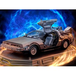 RITORNO AL FUTURO DELOREAN ART SCALE 1/10 STATUA FIGURE IRON STUDIOS