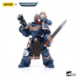 WARHAMMER 40000 ULTRAMARINES VETERAN SERGEANT ICASTUS ACTION FIGURE JOY TOY (CN)