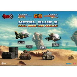 METAL SLUG 3 PULL BACK CAR SERIES SET MINI REPLICHE BEAST KINGDOM