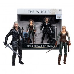 MC FARLANE THE WITCHER CIRI & GERALT OF RIVIA 18CM ACTION FIGURE