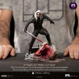 IRON STUDIOS THE WITCHER NETFLIX GERALT OF RIVIA ART SCALE 1/10 STATUE FIGURE