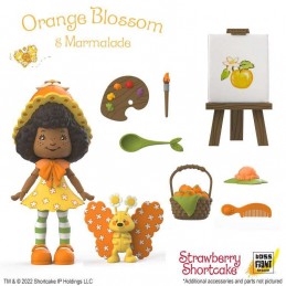 STRAWBERRY SHORTCAKE ORANGE BLOSSOM & MARMALADE ACTION FIGURE BOSS FIGHT STUDIO