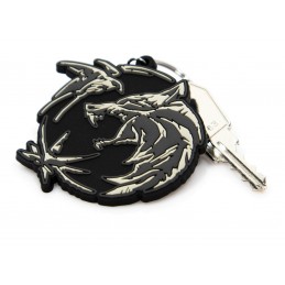 PYRAMID INTERNATIONAL THE WITCHER LOGO RUBBER KEYCHAIN