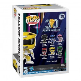 FUNKO POP! POWER RANGERS YELLOW RANGER BOBBLE HEAD FIGURE FUNKO