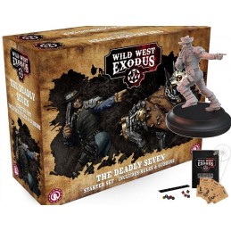 WARCRADLE STUDIOS WILD WEST EXODUS THE DEADLY SEVEN STARTER SET RESIN MINIATURES