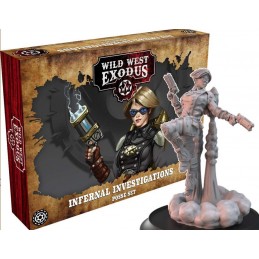 WILD WEST EXODUS INFERNAL INVESTIGATIONS POSSE SET RESIN MINIATURES WARCRADLE STUDIOS