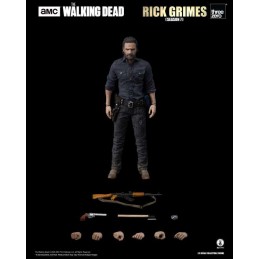 THE WALKING DEAD RICK GRIMES SEASON 7 ACTION FIGURE THREEZERO