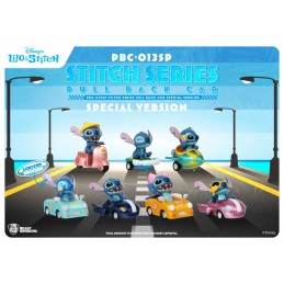 LILO AND STITCH PULL BACK CAR STITCH SERIES SPECIAL VERSION SET MINI REPLICHE BEAST KINGDOM