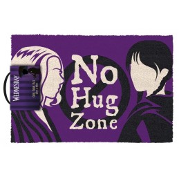 WEDNESDAY MERCOLEDI ADDAMS DOORMAT ZERBINO NO HUG ZONE 40X60CM PYRAMID INTERNATIONAL