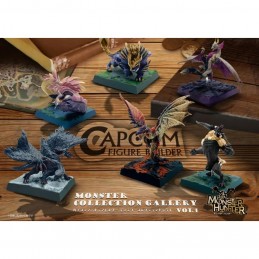 MONSTER HUNTER MONSTER COLLECTION GALLERY VOL.1 BOX 6 MINI FIGURES CAPCOM