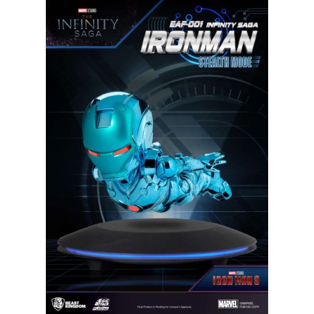 INFINITY SAGA IRON MAN STEALTH MODE FLOATING FIGURE STATUA