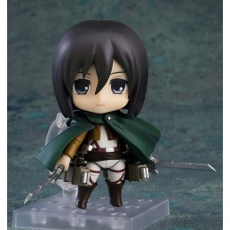 GOOD SMILE COMPANY ATTACK ON TITAN MIKASA ACKERMAN SURVEY CORPS NENDOROID ACTION FIGURE