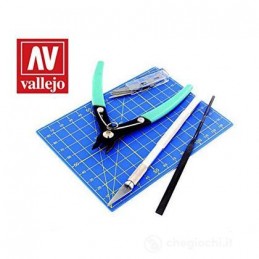 PLASTING MODELLING TOOL SET PER MODELLISMO VALLEJO