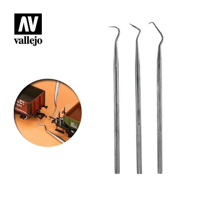 STAINLESS STEEL PROBES SET 3X SONDE VALLEJO