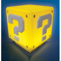 SUPER MARIO MINI QUESTION BLOCK LIGHT LAMPADA PALADONE PRODUCTS