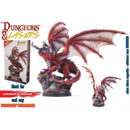 DUNGEONS AND LASERS THOS THE YOUNG DRAGON MINIATURE FIGURE ARCHON STUDIO