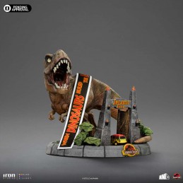 IRON STUDIOS JURASSIC PARK T-REX MINICO DELUXE FIGURE STATUE