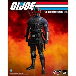 THREEZERO G.I. JOE COMMANDO SNAKE EYES 1/6 ACTION FIGURE