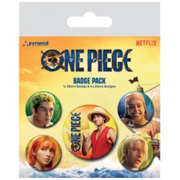 ONE PIECE NETFLIX SPILLE CREW 5X SET PYRAMID INTERNATIONAL