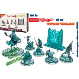 ARCHON STUDIO DUNGEONS AND LASERS GHOSTS MINIATURE PACK 7X FIGURES