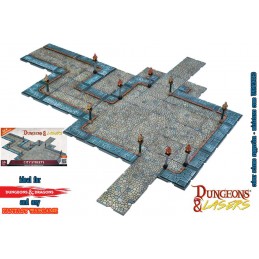 ARCHON STUDIO DUNGEONS AND LASERS CITY STREETS SCENARY SET