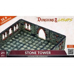 ARCHON STUDIO DUNGEONS AND LASERS STONE TOWER SCENARY SET