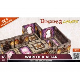 DUNGEONS AND LASERS WARLOCK ALTAR AMBIENTAZIONE MINIATURES GAME ARCHON STUDIO