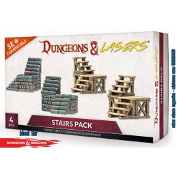 ARCHON STUDIO DUNGEONS AND LASERS STAIRS PACK SCENARY SET