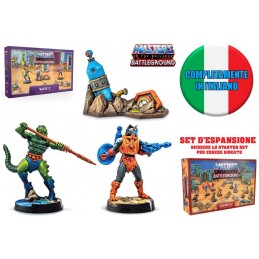 MASTERS OF THE UNIVERSE BATTLEGROUND WAVE 3 EVIL WARRIORS FACTION ESPANSIONE IN ITALIANO ARCHON STUDIO