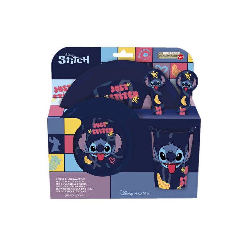 LILO AND STITCH DINNERWARE SET STOVIGLIE STOR