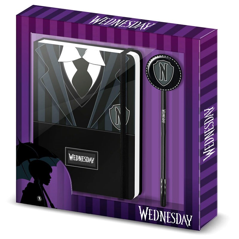 WEDNESDAY UNIFORM DIARIO E PENNA SET KARACTERMANIA