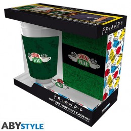 FRIENDS CENTRAL PERK GIFT SET BICCHIERE SPILLA E TACCUINO ABYSTYLE