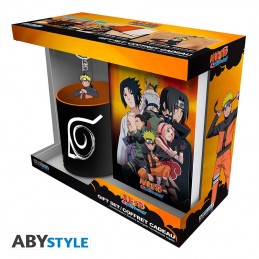 ABYSTYLE NARUTO SHIPPUDEN GIFT SET MUG PIN AND NOTEBOOK