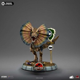 JURASSIC PARK DILOPHOSAURUS MINICO FIGURE STATUA IRON STUDIOS