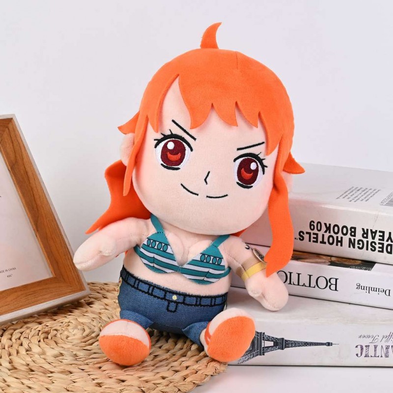 ONE PIECE NAMI 25CM PELUCHE FIGURE SAKAMI MERCHANDISE