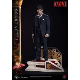 SCARFACE TONY MONTANA SUPERB SCALE STATUA FIGURE BLITZWAY