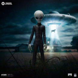 I WANT TO BELIEVE GREY ALIEN ART SCALE 1/10 STATUA FIGURE IRON STUDIOS