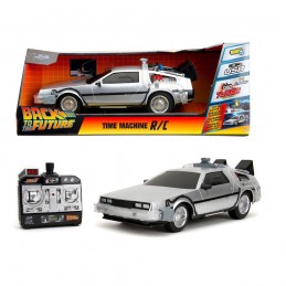 RITORNO AL FUTURO TIME MACHINE DELOREAN RC MODEL 1/16 RADIOCOMANDATO JADA TOYS