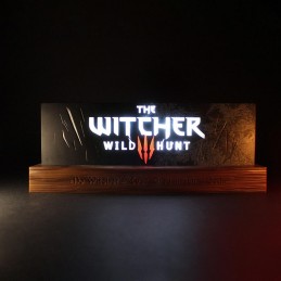 THE WITCHER WILD HUNT LOGO LED LIGHT LAMPADA NEAMEDIA ICONS