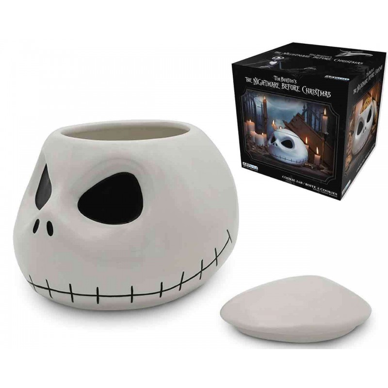 THE NIGHTMARE BEFORE CHRISTMAS JACK SKELLINGTON COOKIE JAR BISCOTTIERA ABYSTYLE